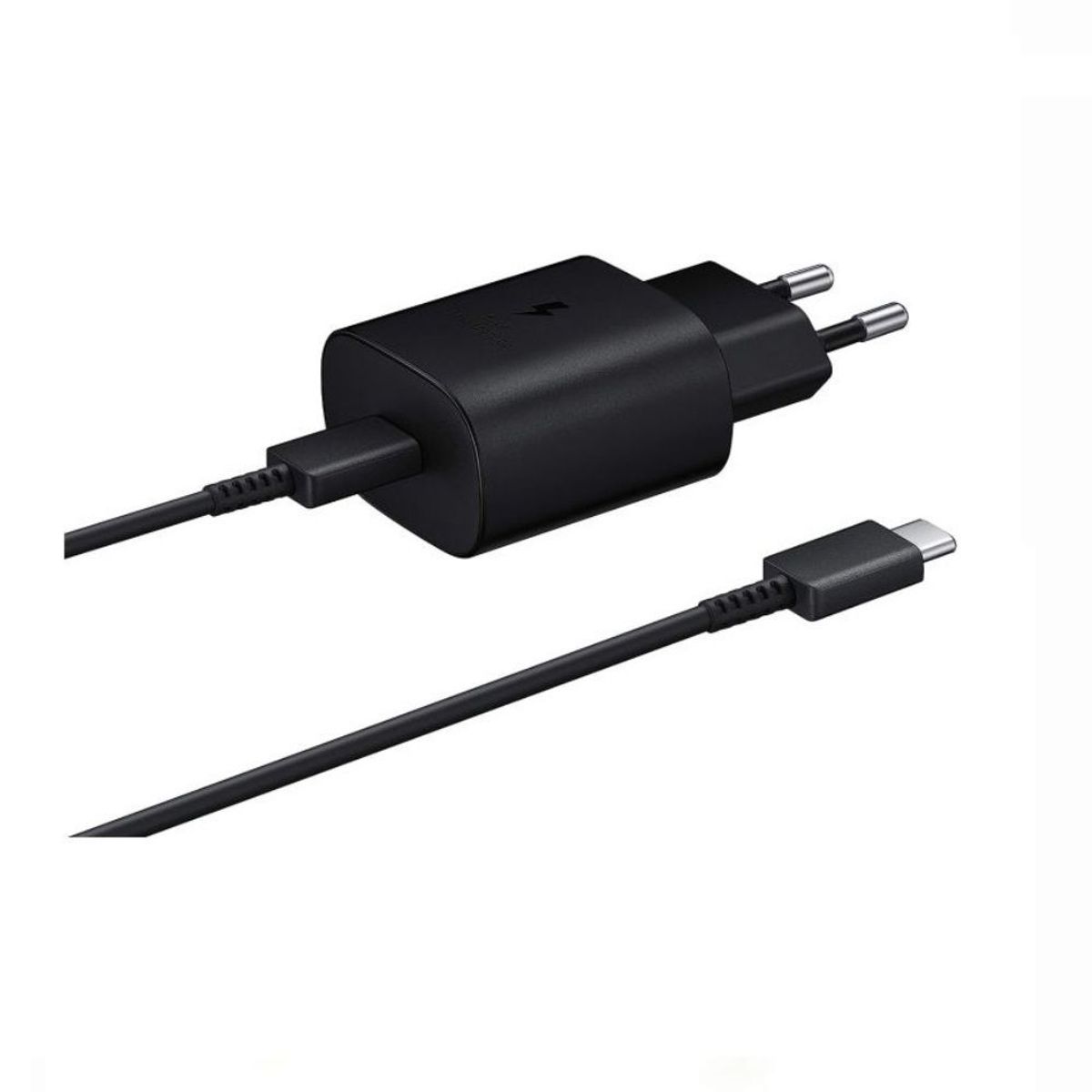 SAMSUNG - Cargador 15W USB-C de Pared para Samsung Carga Rápida Negro