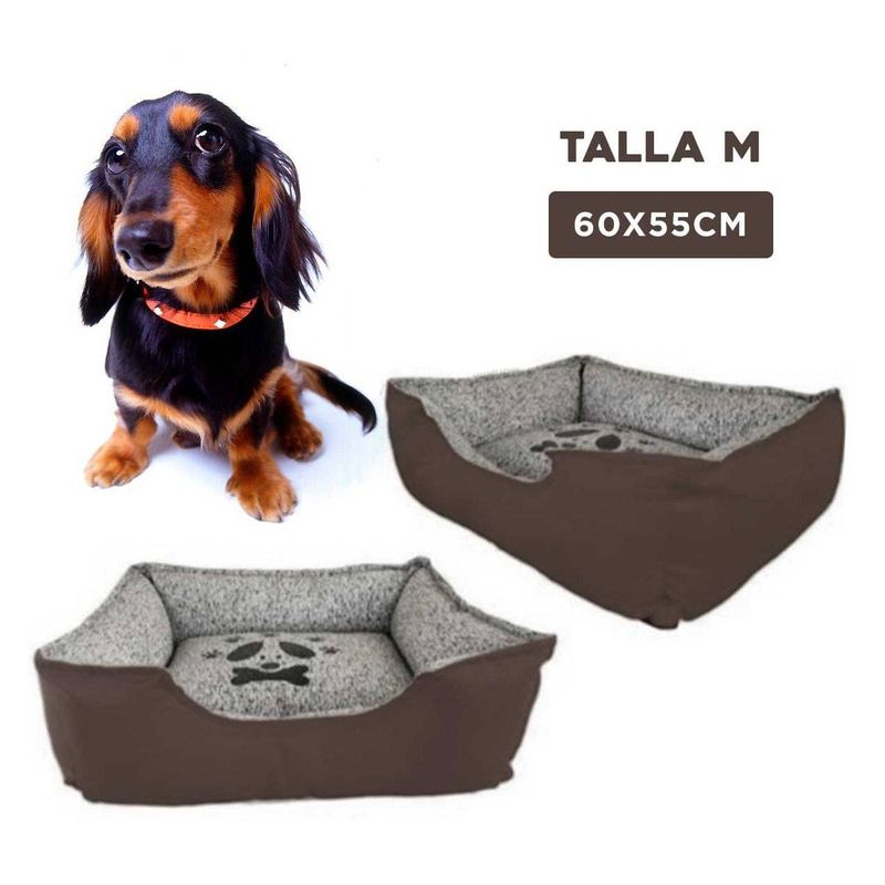 GENERICO - Cama Invierno Mascota Marron Talla M