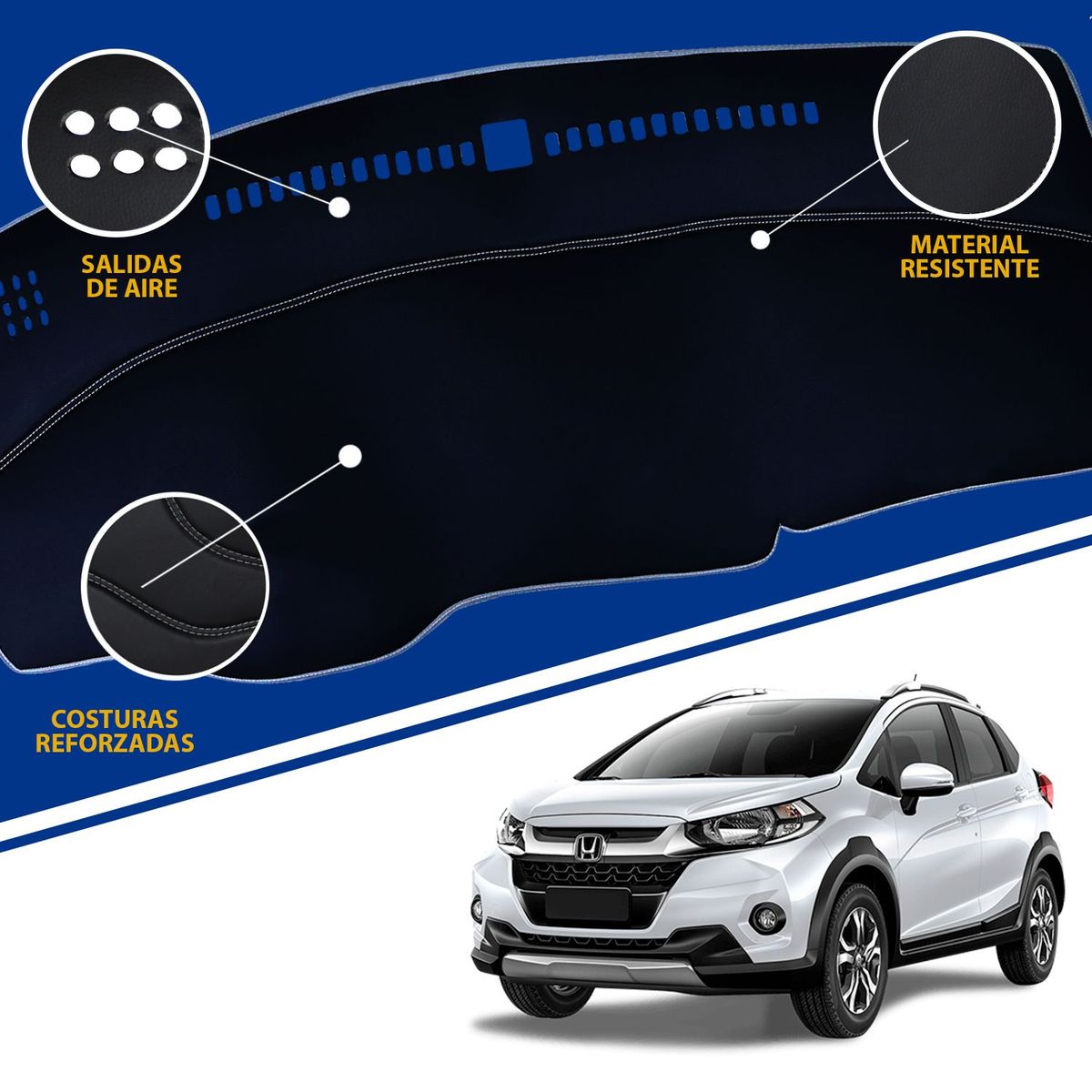TECGO - PROTECTOR TAPETE PARA TABLERO TIPO HONDA WR-V 2023