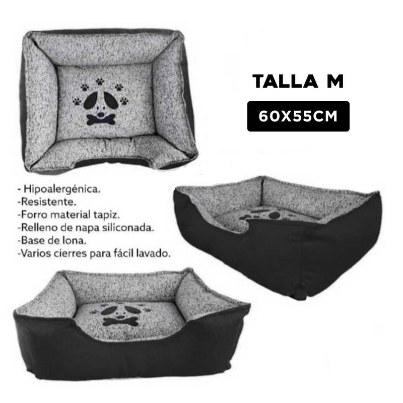 GENERICO - Cama Premium Negro Talla M