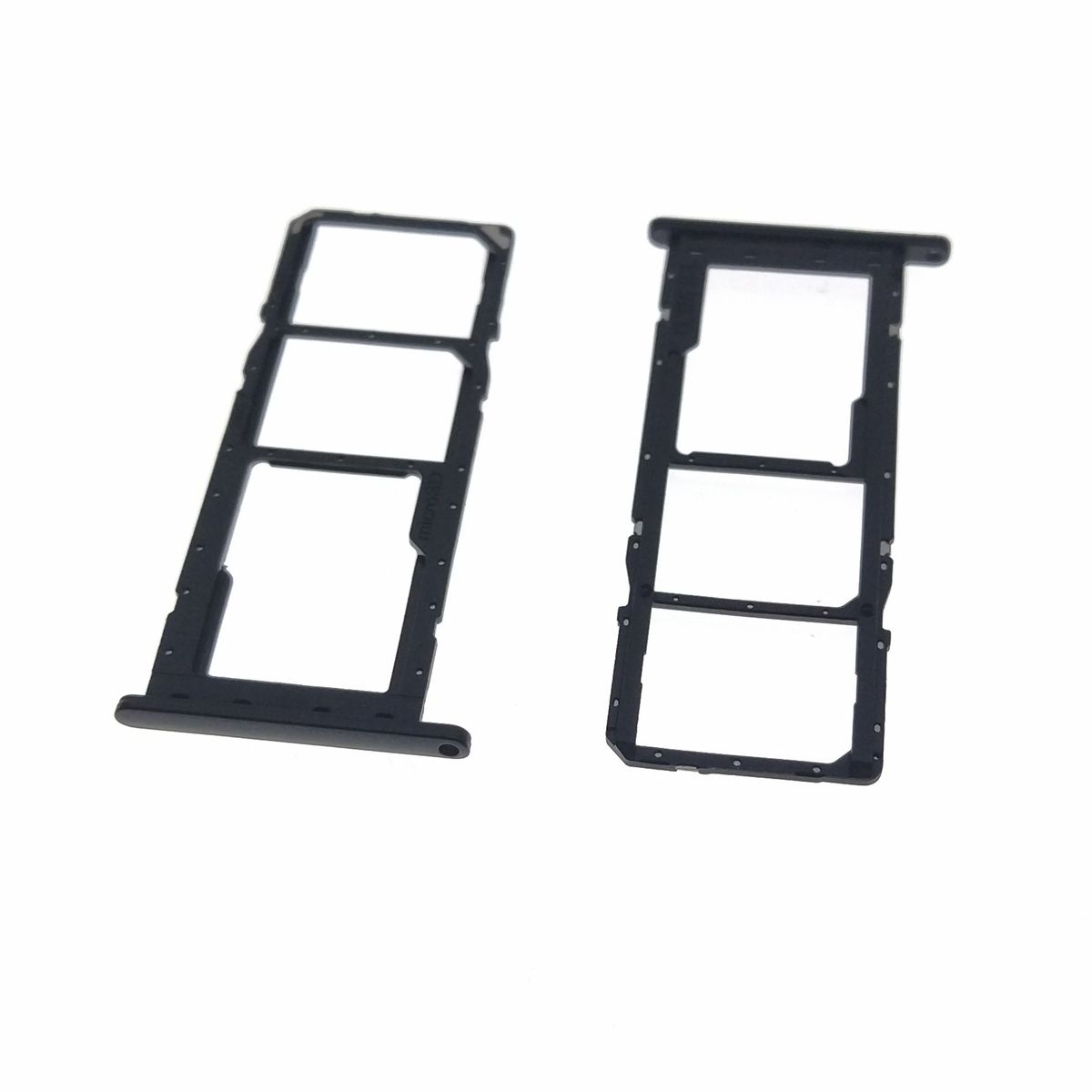 GENERICO - Repuesto Bandeja SIM Micro SD SAMSUNG A03S - NEGRO.