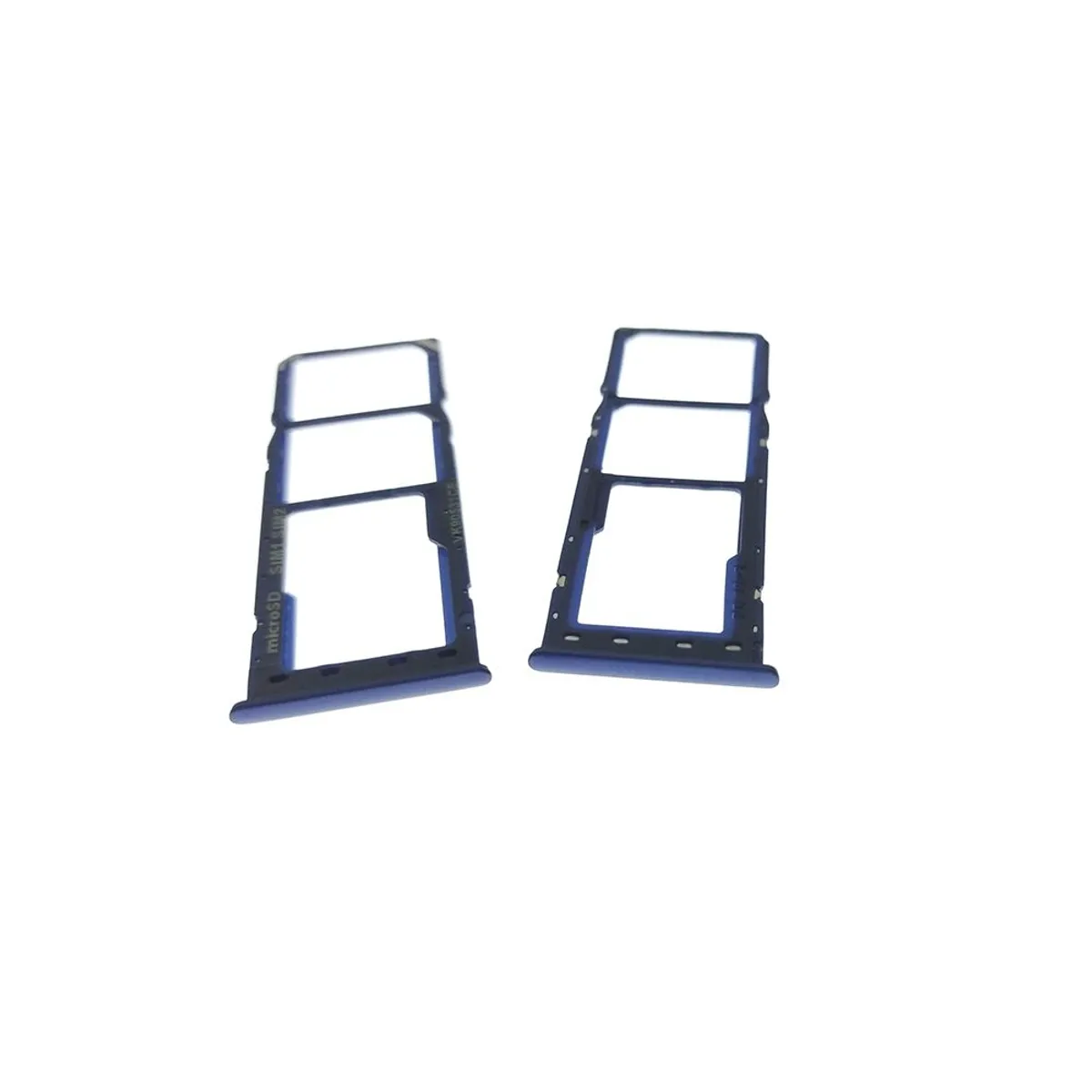 GENERICO - Repuesto Bandeja SIM Micro SD SAMSUNG A10S - AZUL.