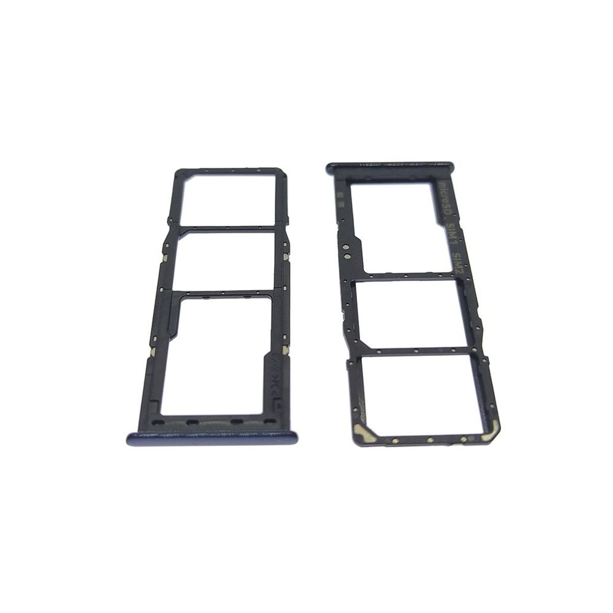 GENERICO - Repuesto Bandeja SIM Micro SD SAMSUNG A30S - NEGRO.