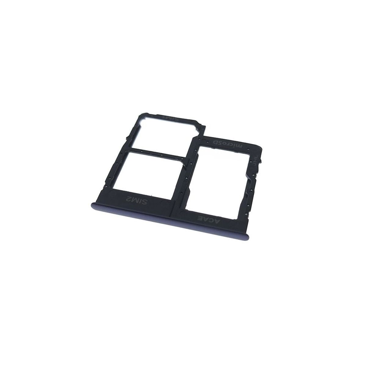 GENERICO - Repuesto Bandeja SIM Micro SD SAMSUNG A31 - NEGRO.