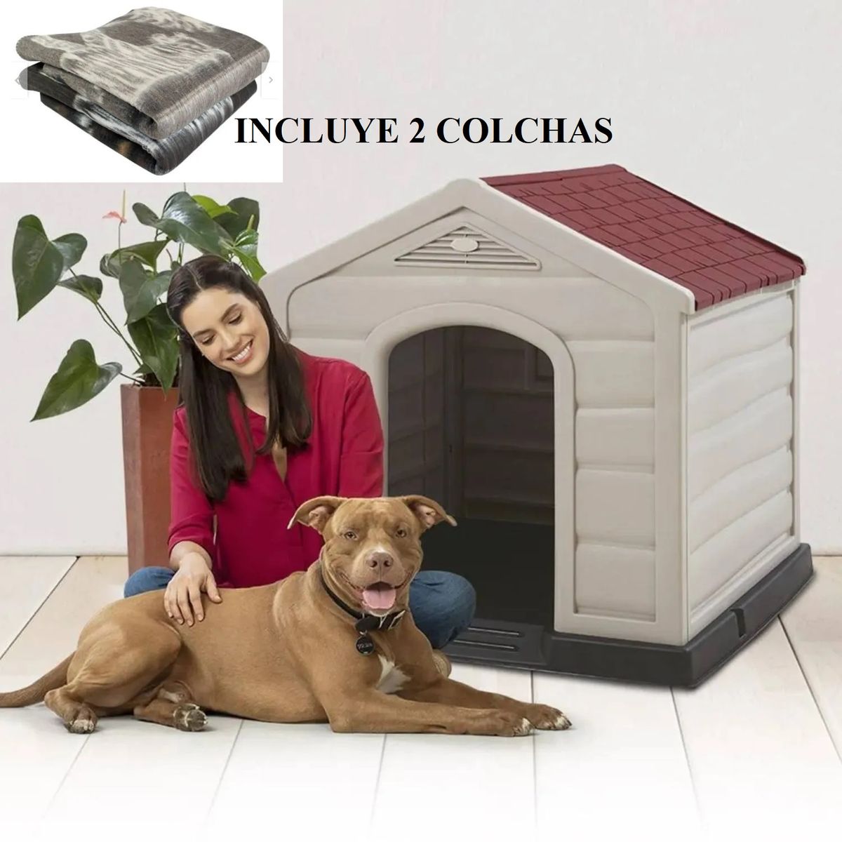 RIMAX - Casa Para Perros Grandes Rimax