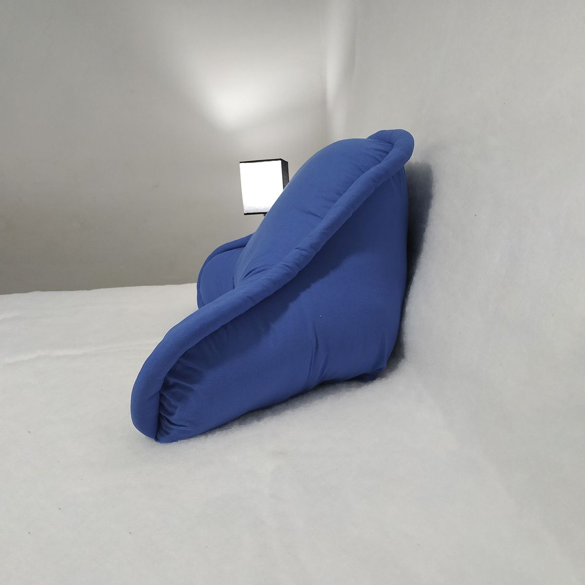 AMADEUS HOME - Cojín Anatómico Lavable Color Azulino ¡Relleno Firme