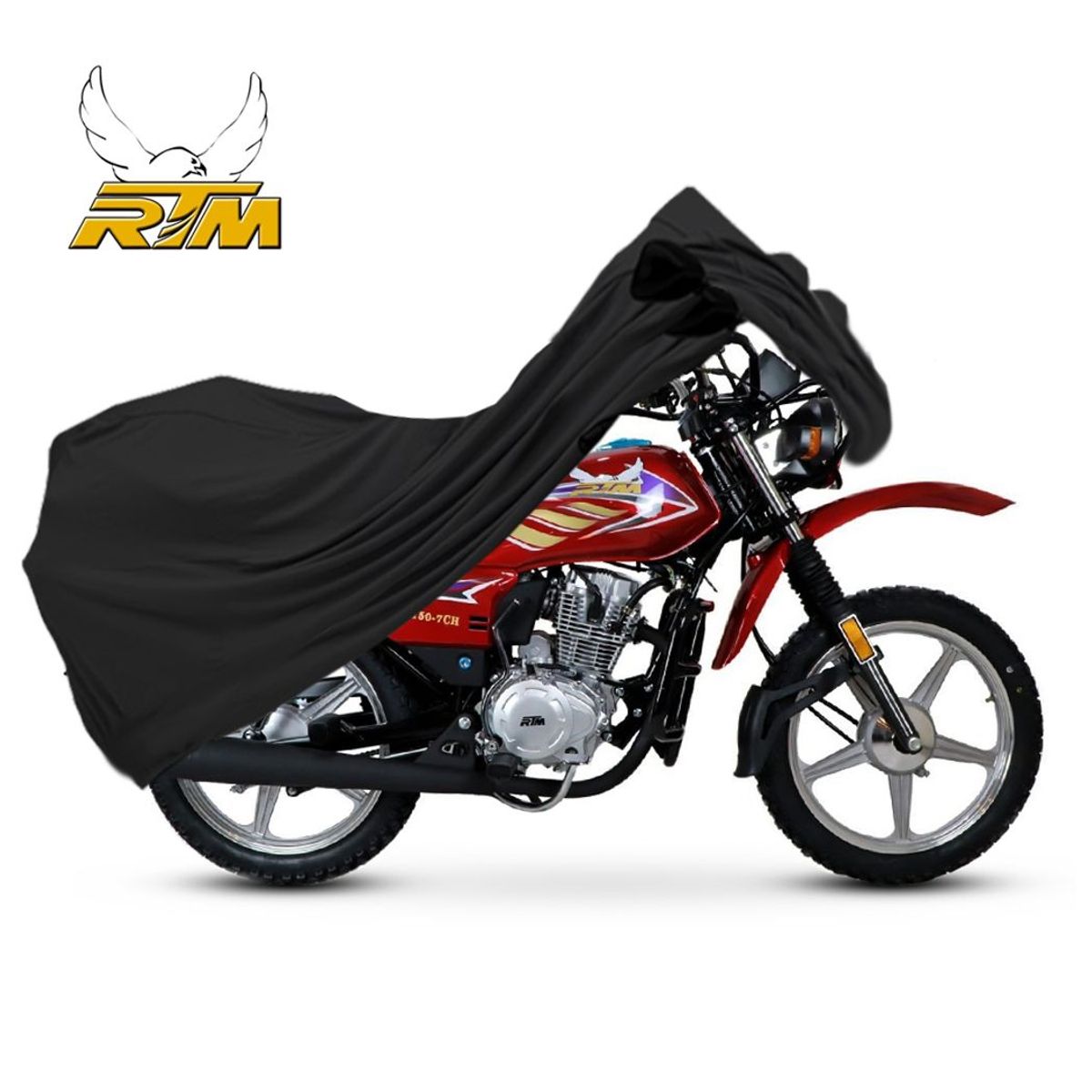 FUNCOVER - Funda Moto RTM 150-7CH Cobertor Filtro Uv Impermeable