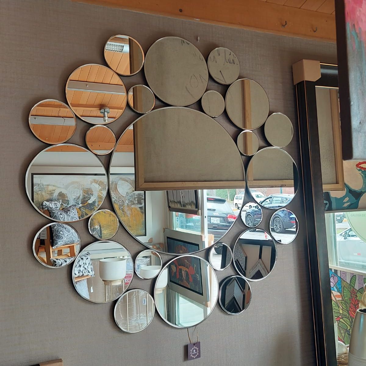 GENERICO - Espejos redondos biselados 25 piezas