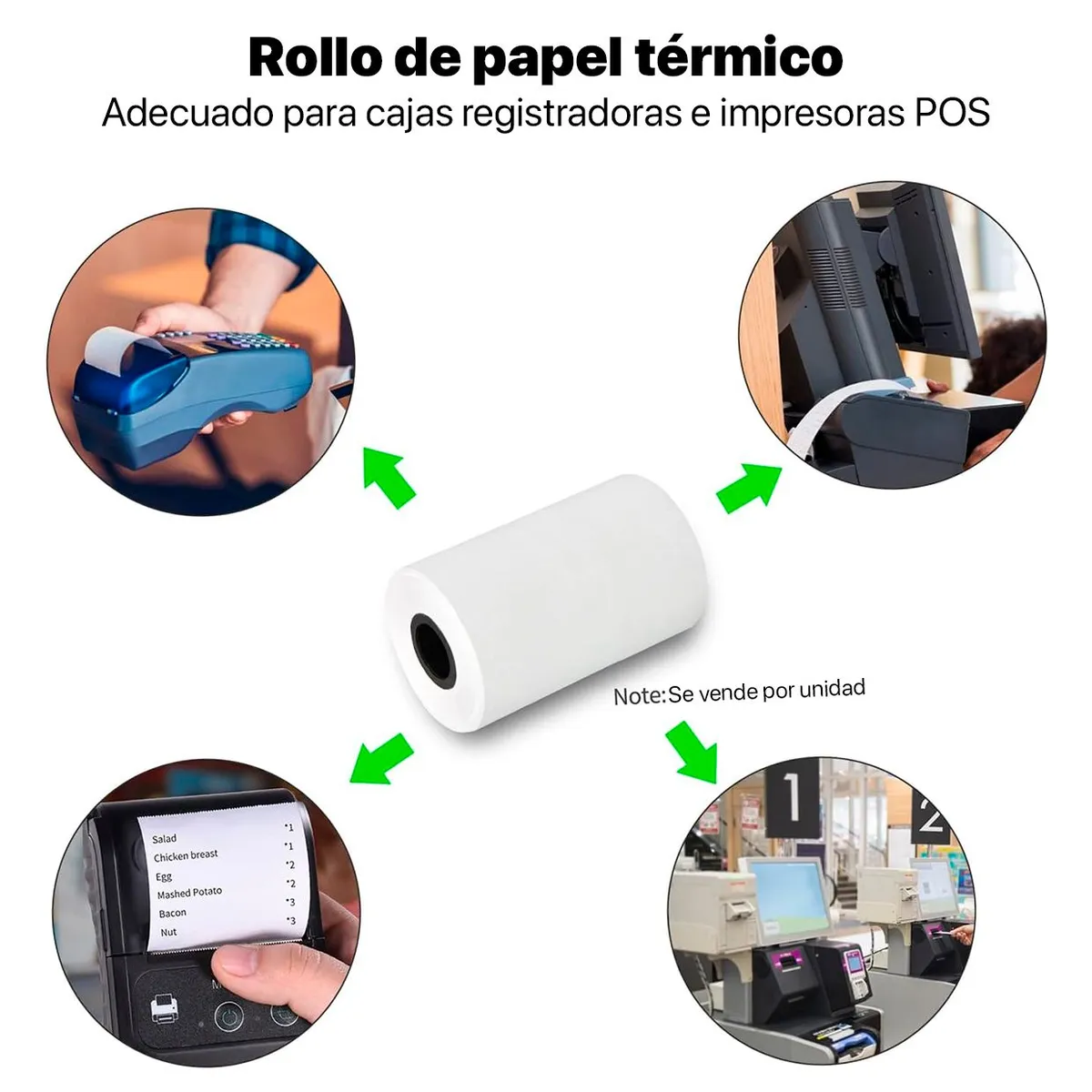 GENERICO - Contómetro Térmico 57x45mm para Impresoras