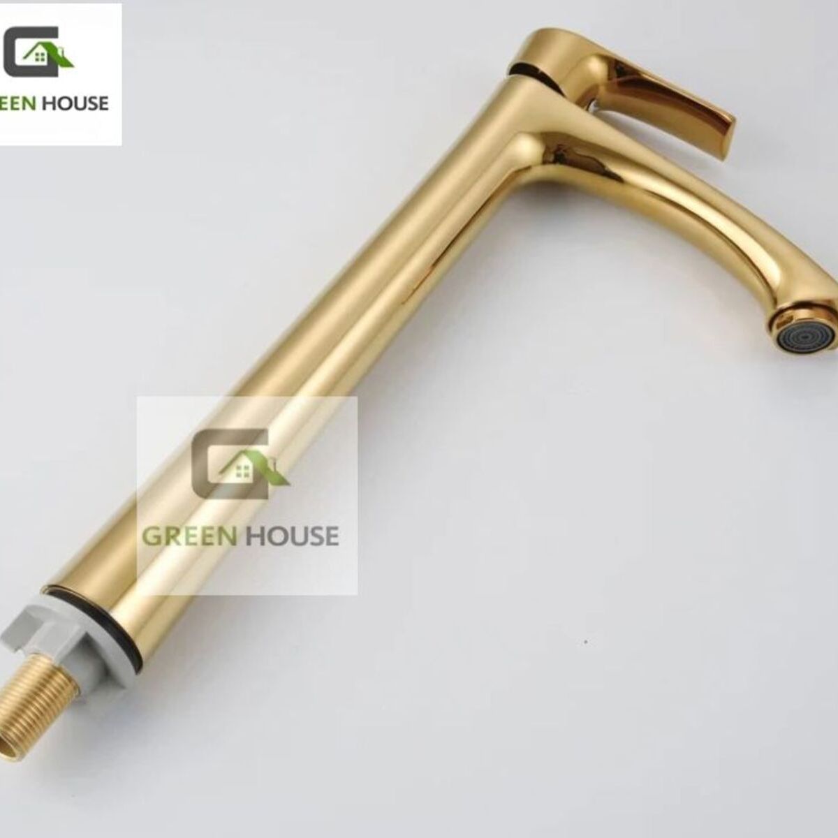 GENERICO - GRIFERIA DE LAVATORIO ALTO DORADO AGUA FRIA