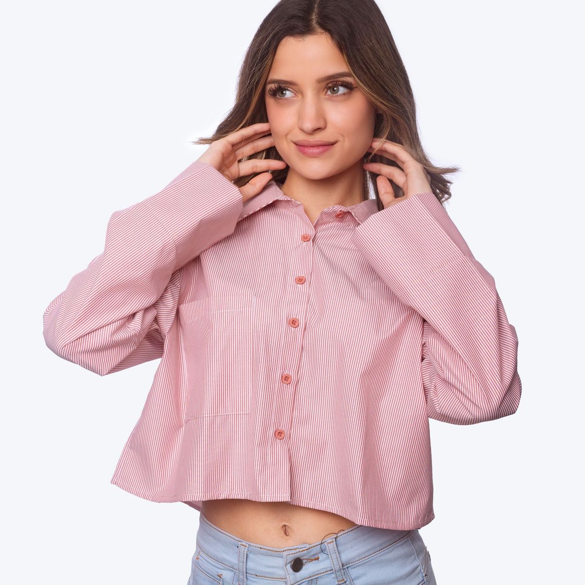 NEBULA - Blusa Keyla - Nébula - Rosado