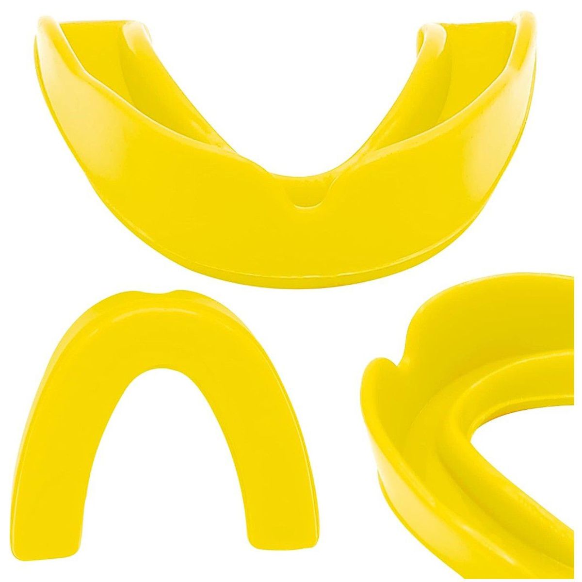 GENERICO - Protector bucal deportivo box fútbol karate amarillo