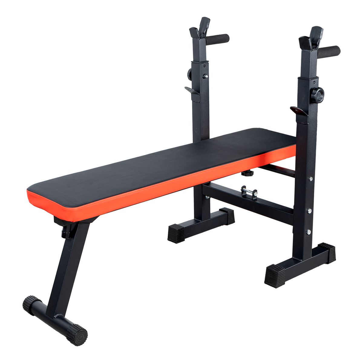 ULTIMATE FITNESS - Banco Ejercicios Inclinable - Plano con Rack