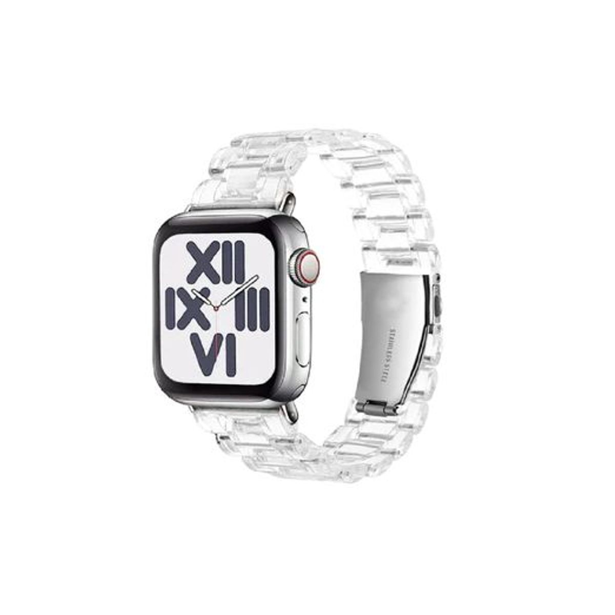 GENERICO - Correas Acrilicas Para Applewatch 38-40-41mm Transparente