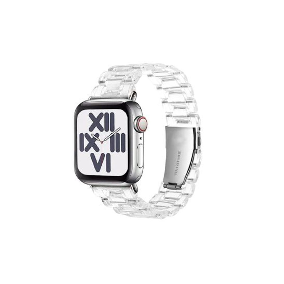 GENERICO - Correas Acrilicas Para Applewatch 38-40-41mm Transparente