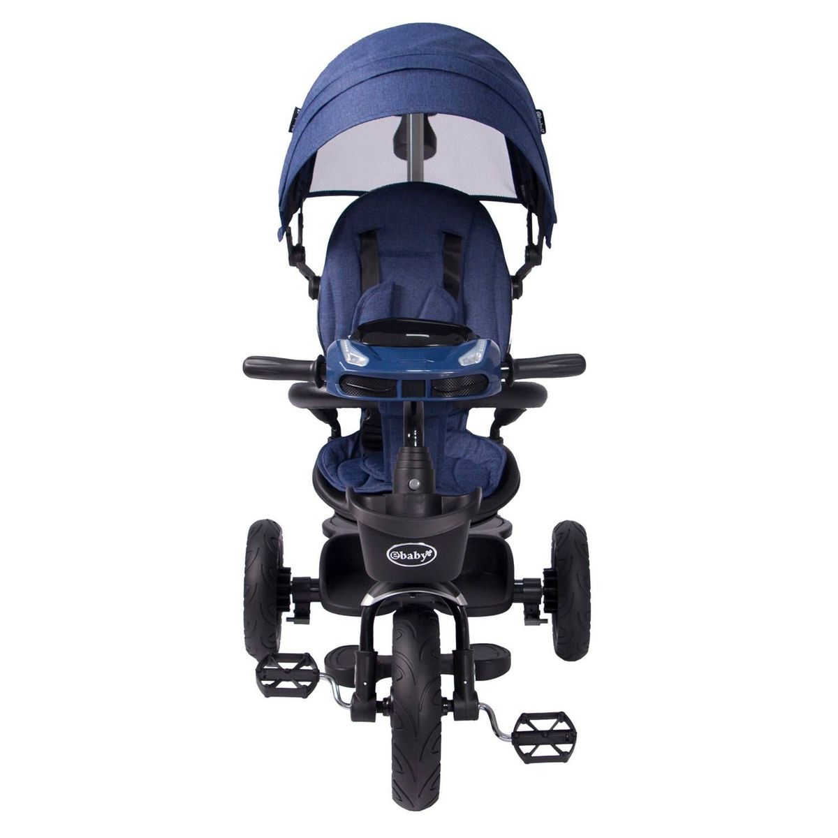 EBABY - Triciclo Ebaby Guiador ARIA USB Bluetooth Azul