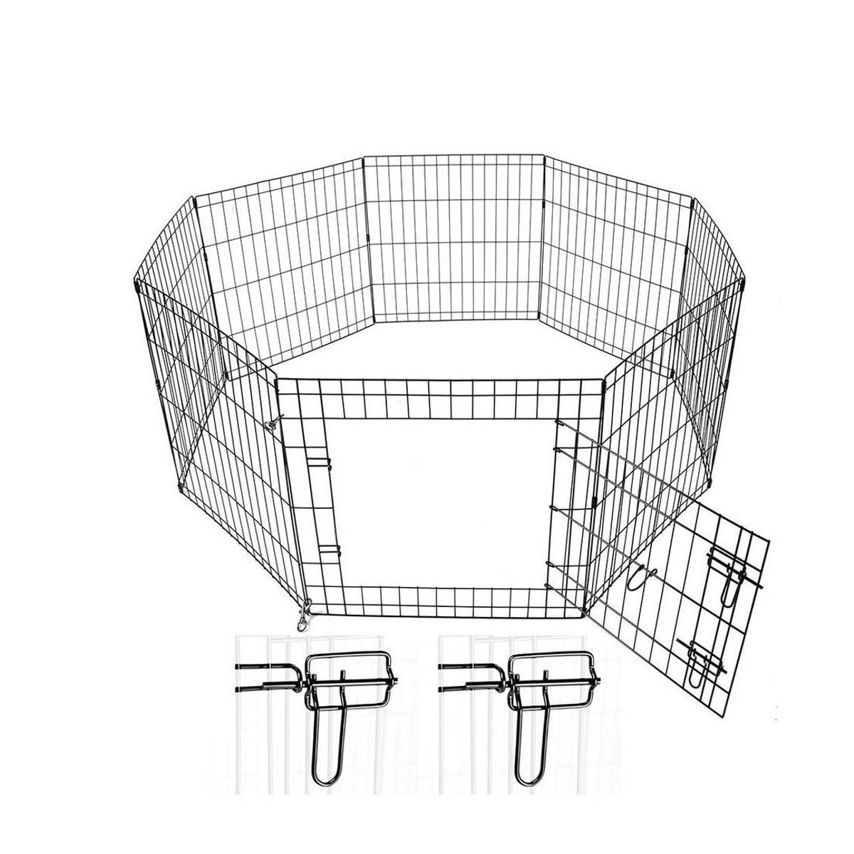GENERICO - Corral Reja para mascotas 60 x 80cm