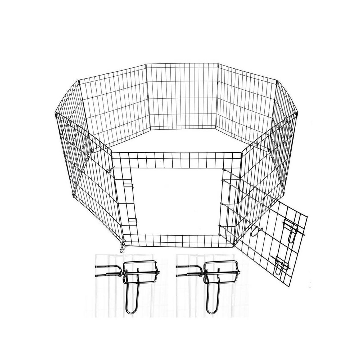 GENERICO - Corral Reja para mascotas 60 x 80cm