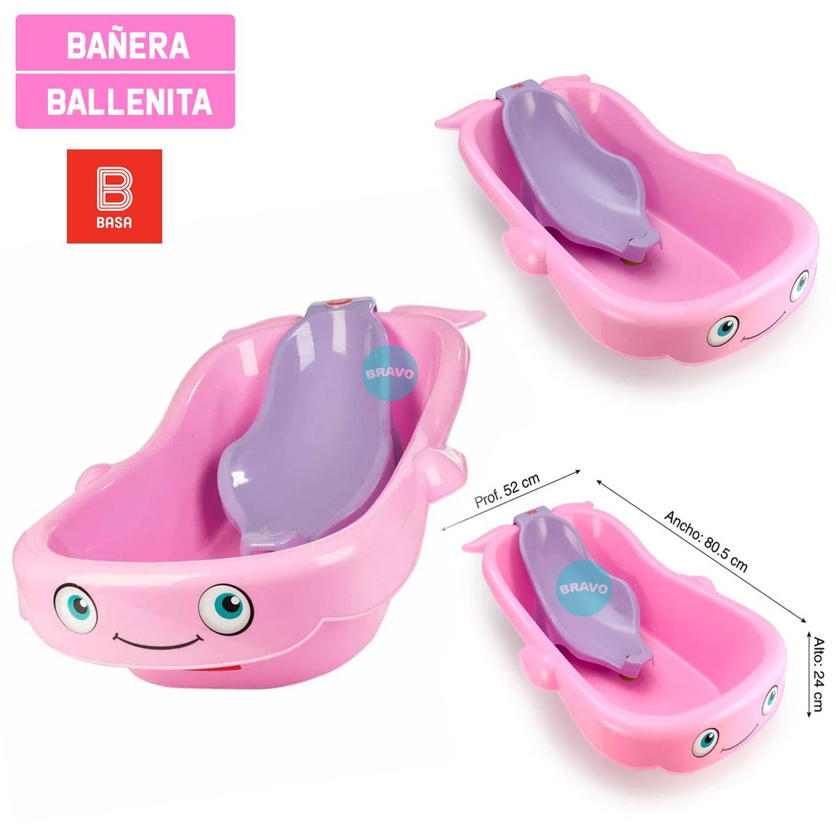 BASA - Bañera Ballenita Para Bebes  Soporte De Bebe - Basa