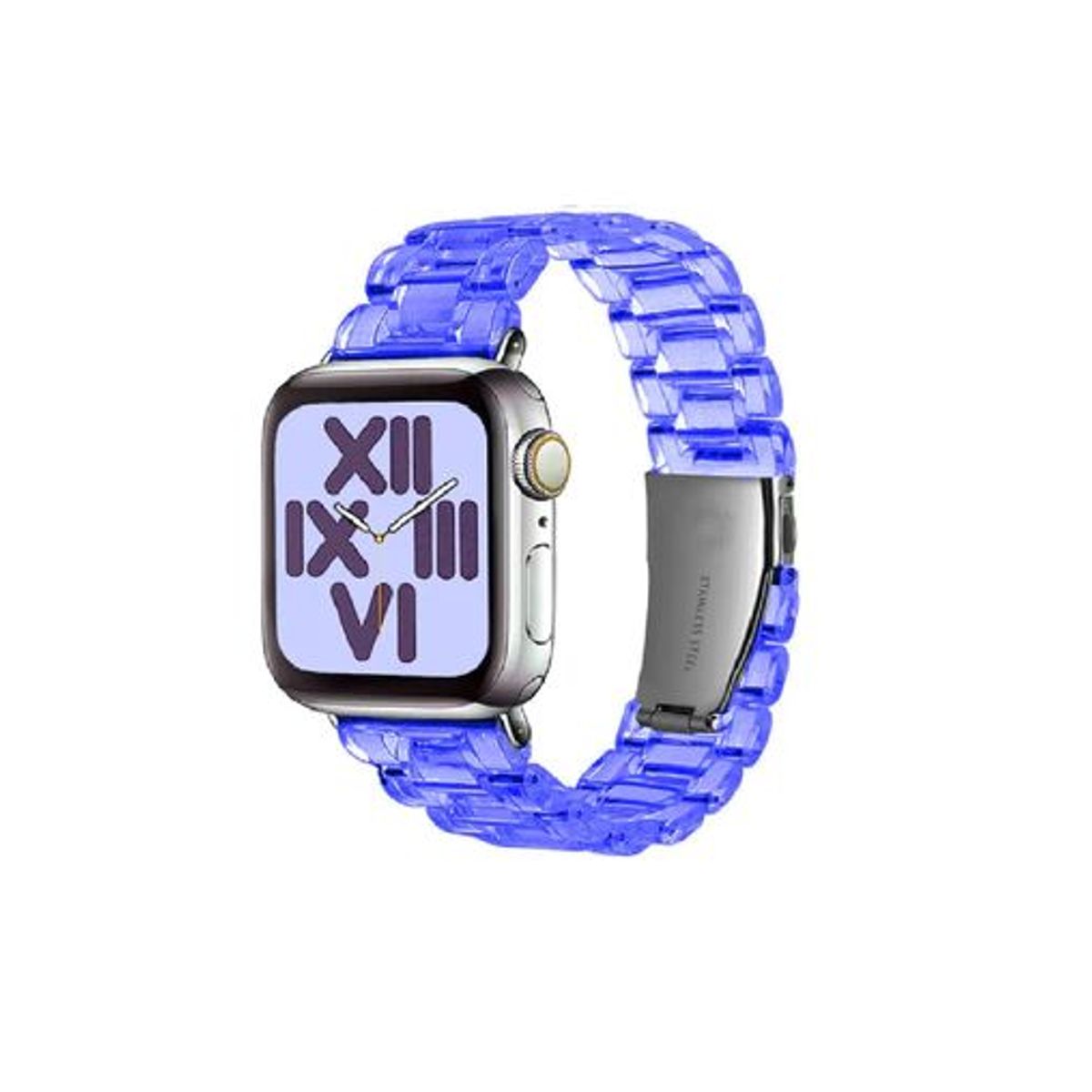 GENERICO - Correas Acrilicas Para Applewatch 42/44/45/49mm -  Azul