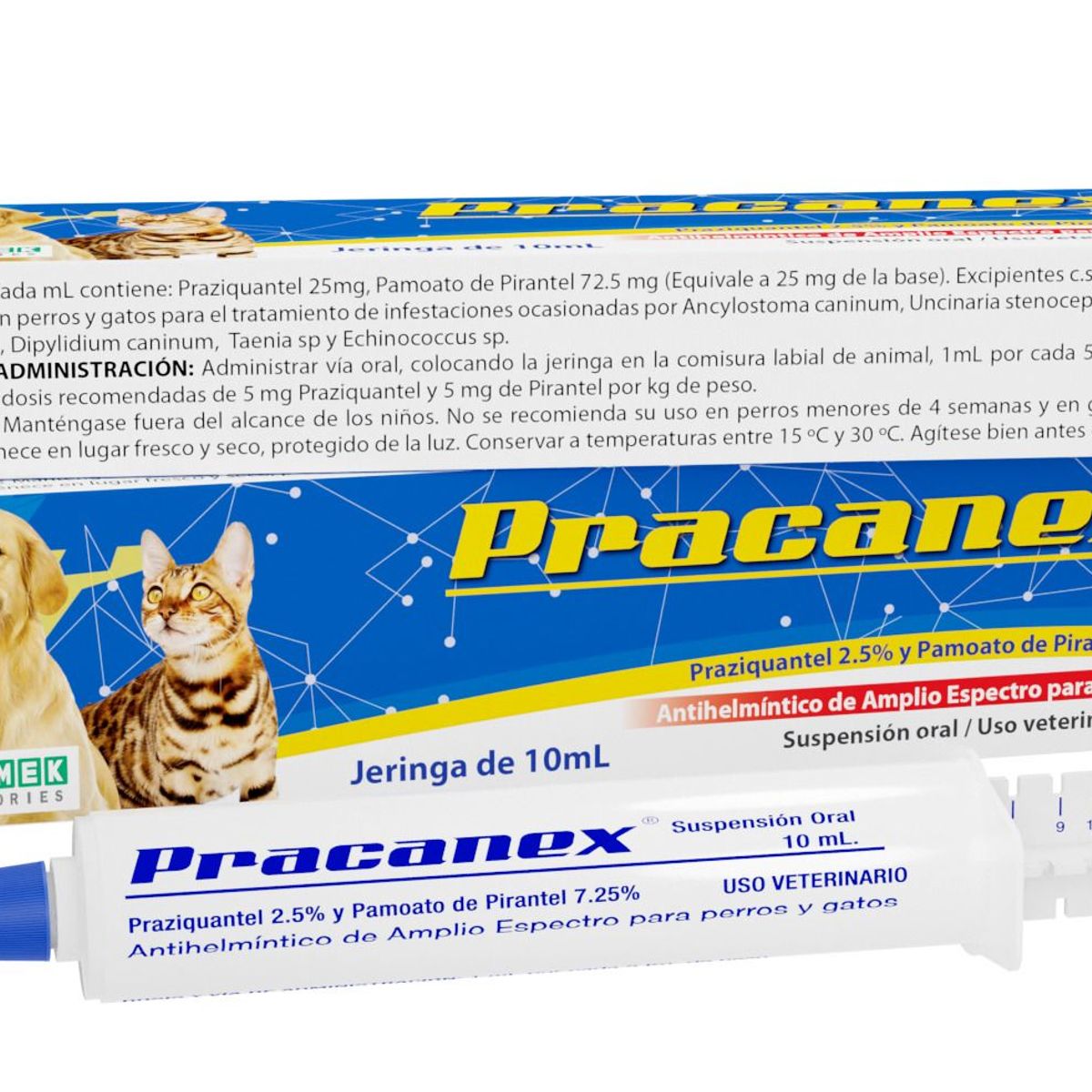 GENERICO - PRACANEX 10 ML ANTIPARASITARIO VIA ORAL