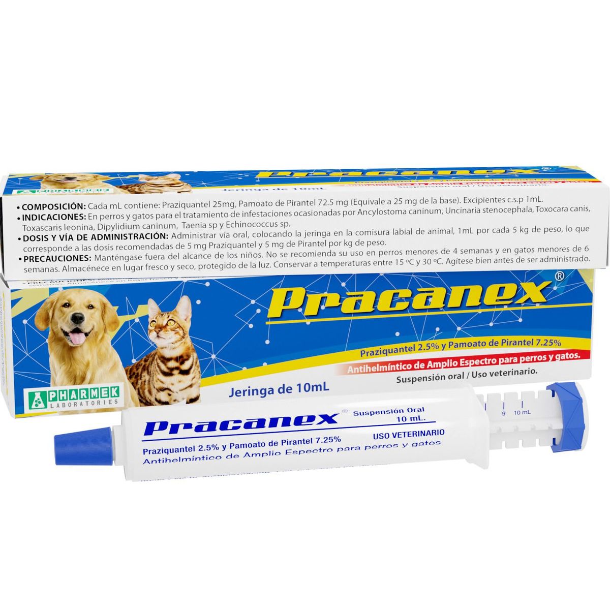 GENERICO - PRACANEX 10 ML ANTIPARASITARIO VIA ORAL