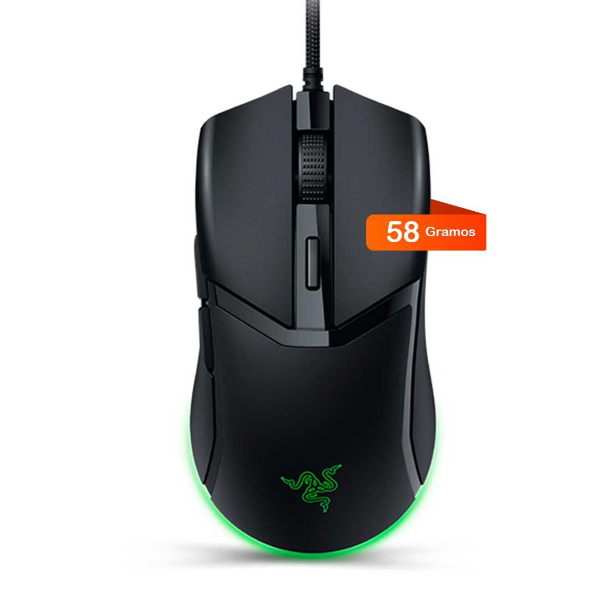 RAZER - Mouse Razer Cobra RGB Chroma 8500 DPI 58 gramos - Negro