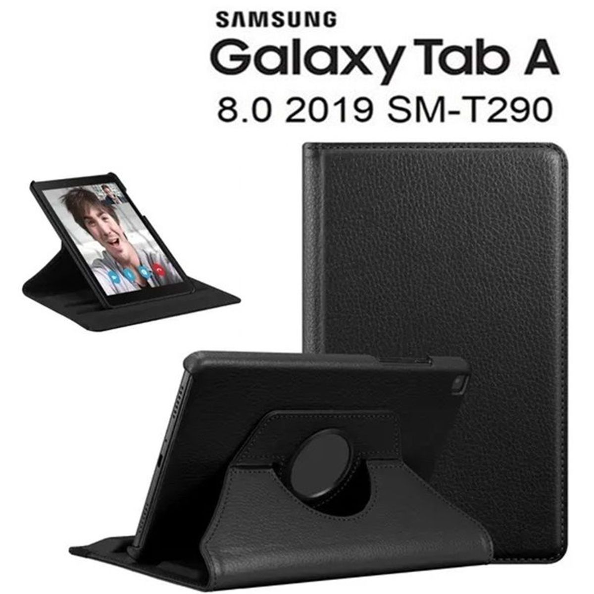 GENERICO - Funda Giratoria 360° para Samsung Tab A 8.0 2019 SM-T290 Protector