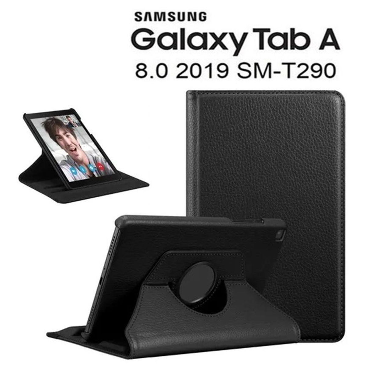 GENERICO - Funda Giratoria 360° para Samsung Tab A 8.0 2019 SM-T290 Protector