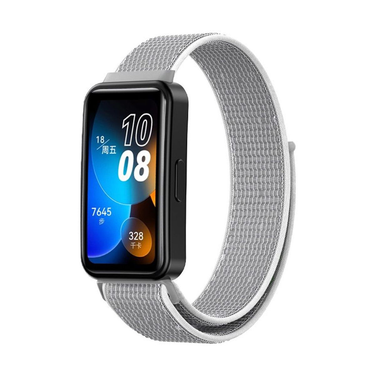GENERICO - Correa Nylon para HUAWEI BAND 8 - B/Plomo
