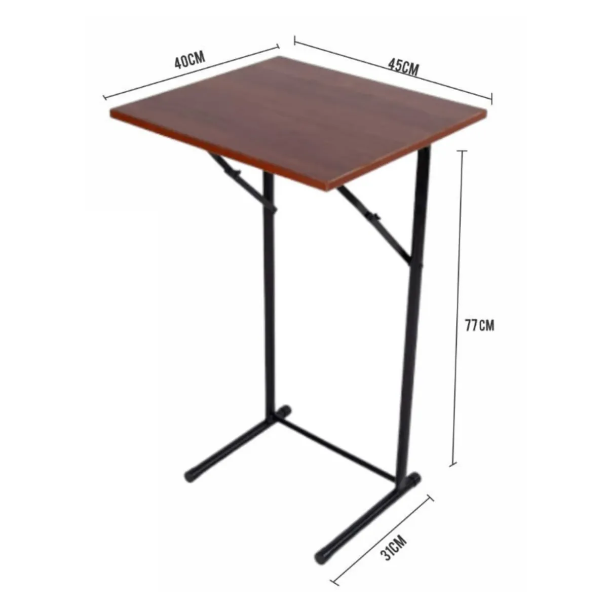 ATAHUALPA - MESA PLEGABLE AUXILIAR 45X40 CEREZO