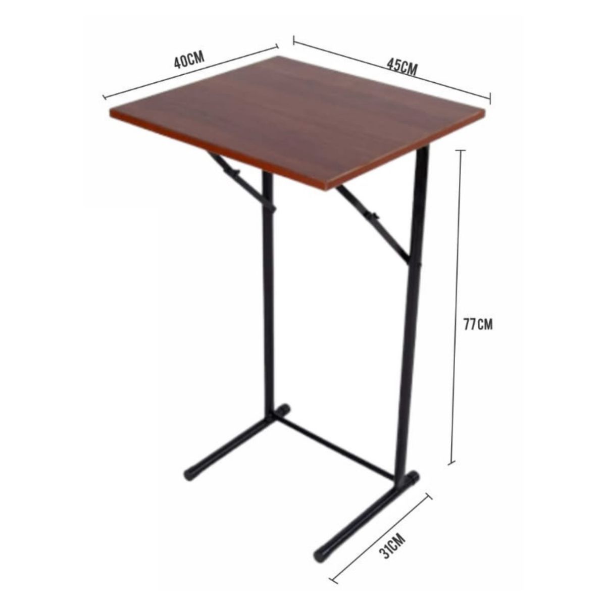 ATAHUALPA - MESA PLEGABLE AUXILIAR 45X40 CEREZO