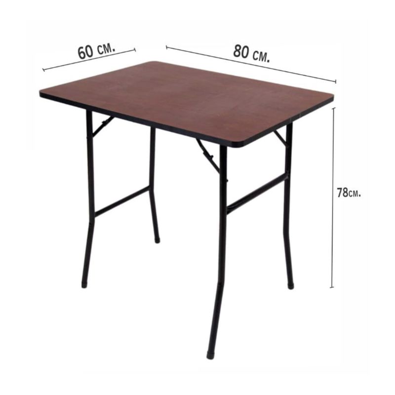 ATAHUALPA - Mesa Plegable ATAHUALPA 80x60-CEREZO