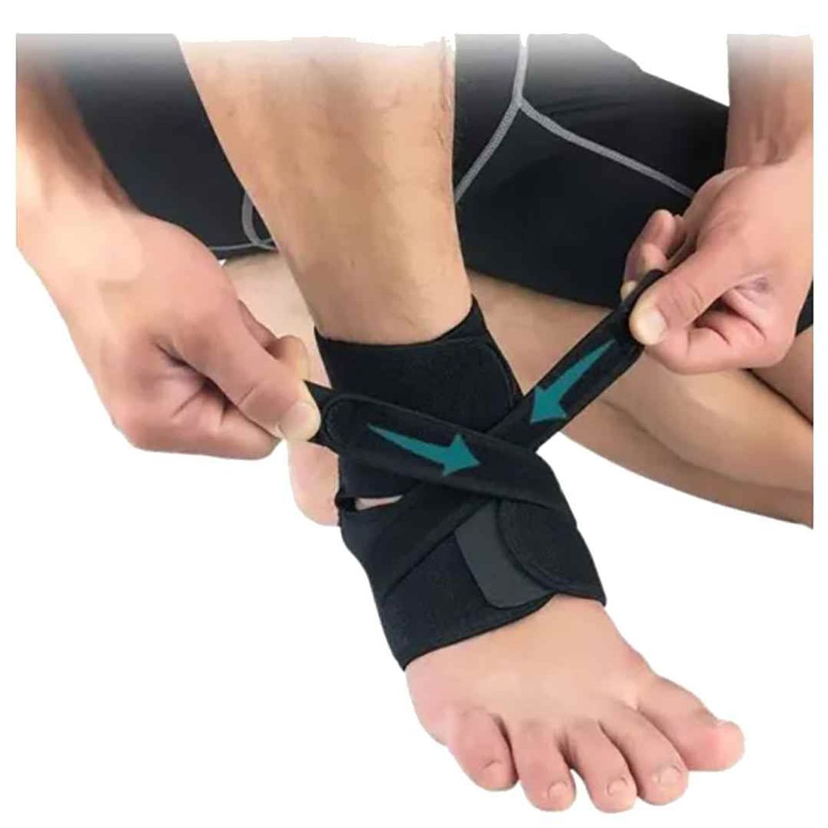 GENERICO - Tobillera Deportiva Ajustable Compresora de Neopreno 8212 Entrenamiento y Recuperación de Tobillo