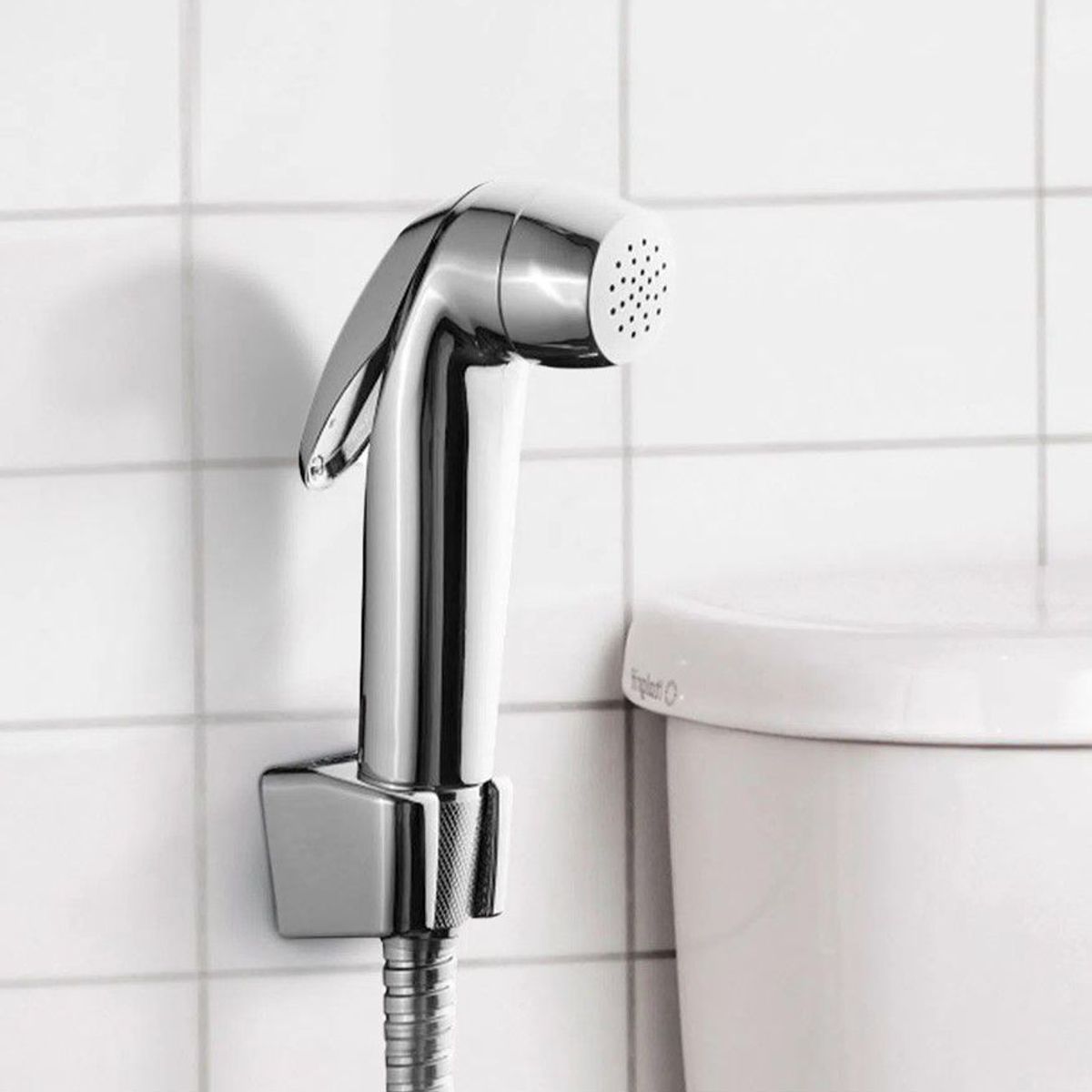 ITALGRIF - DUCHITA BIDET CROMADA ABS CON MANGUERA ITALGRIF