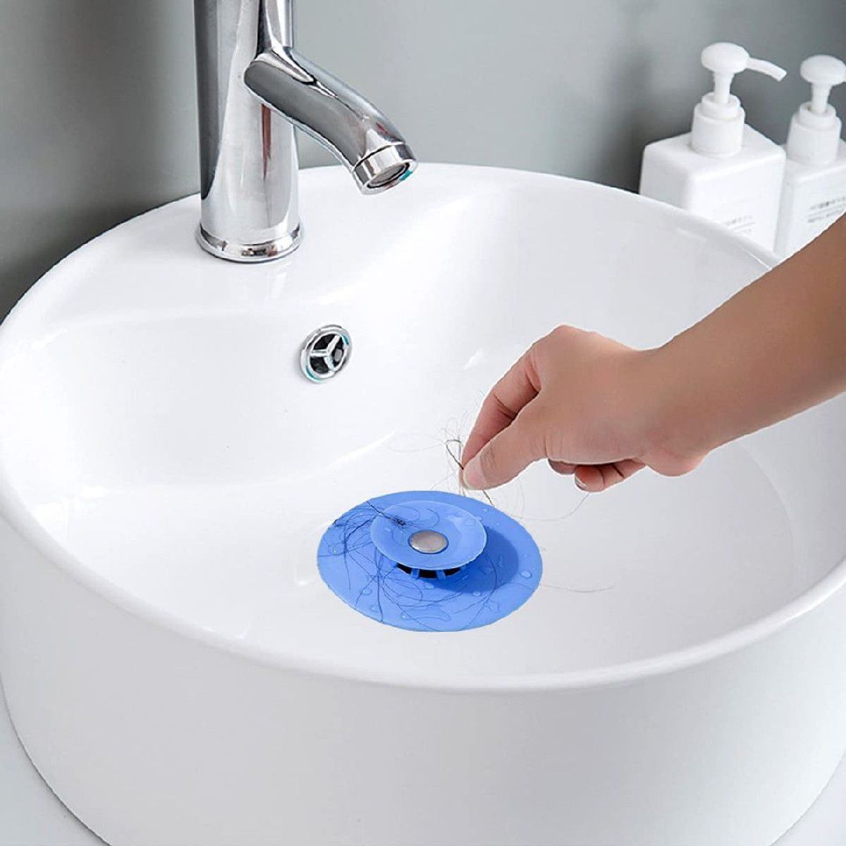 GENERICO - Tapón para lavadero Celeste