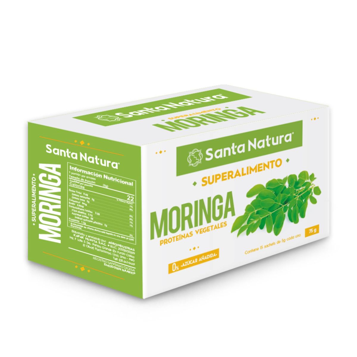 SANTA NATURA - MORINGA CON PROTEÍNAS VEGETALES