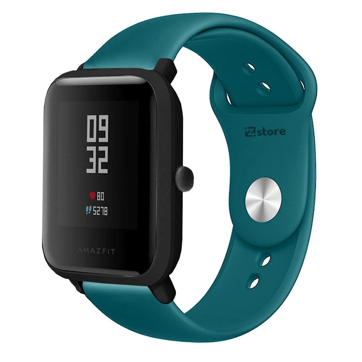 GENERICO - Correa Compatible Con Amazfit Bip Azul Turqueza Broche 20mm