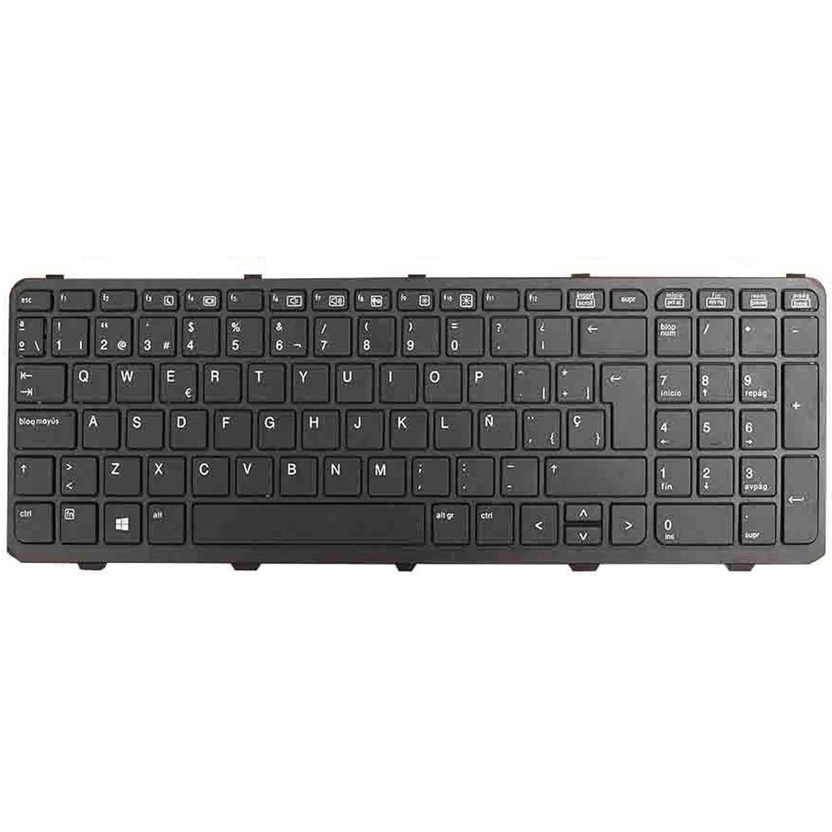 GENERICO - Teclado para Laptop  HP PROBOOK  450-G1. 450-G2. 455-G2.