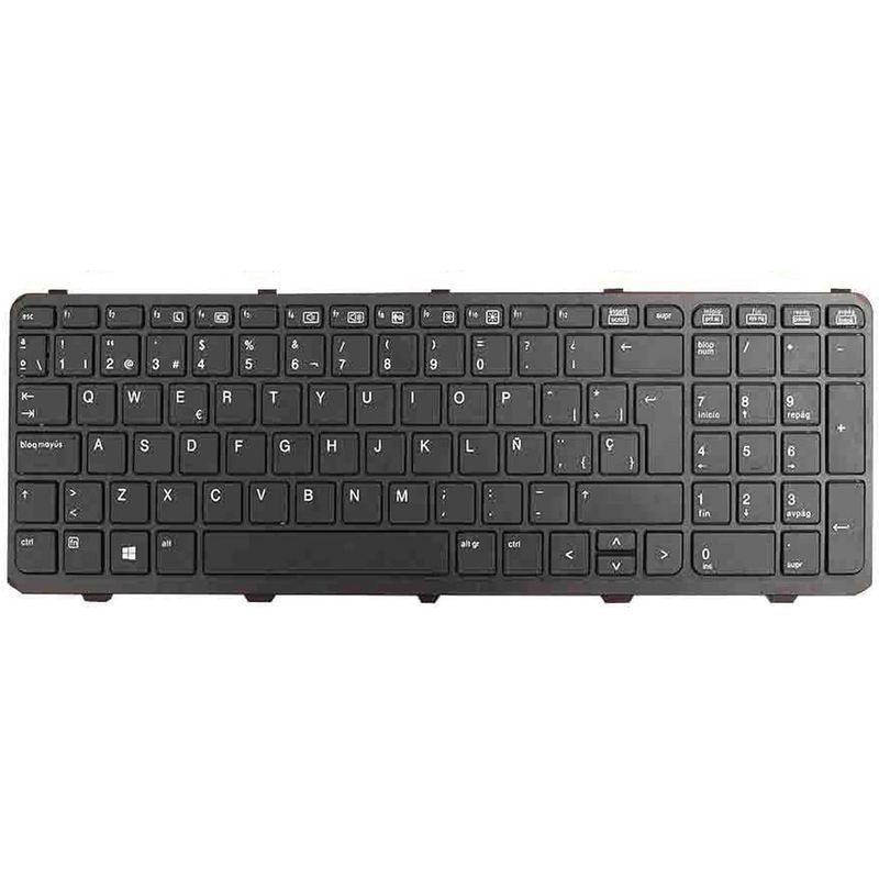 GENERICO - Teclado para Laptop  HP PROBOOK  450-G1. 450-G2. 455-G2.