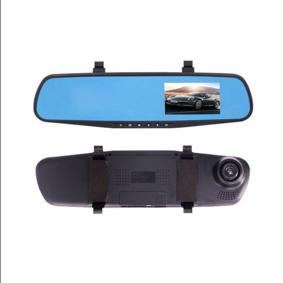 GENERICO - Espejo retrovisor dvr cámara doble full hd visión