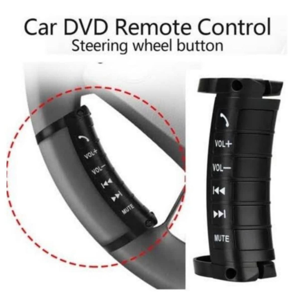 GENERICO - CONTROL DE TIMÓN INALAMBRICO - PARA RADIOS ANDROID