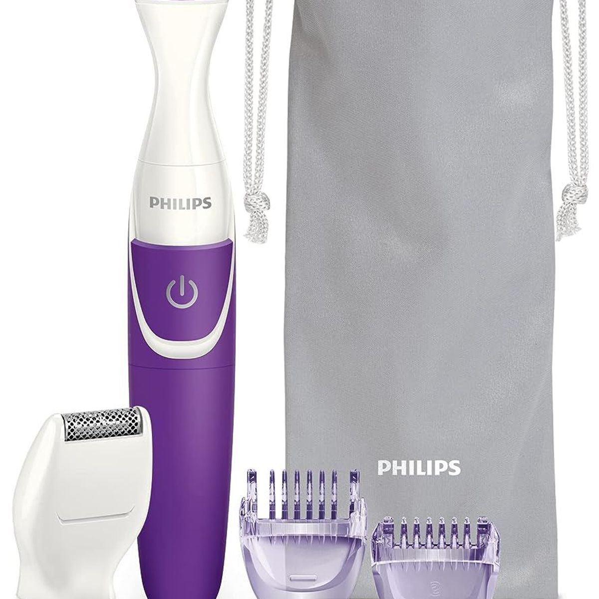 PHILIPS - Depiladora Intima Philips Bikini Genie Brt383 Inalámbrica Portatil