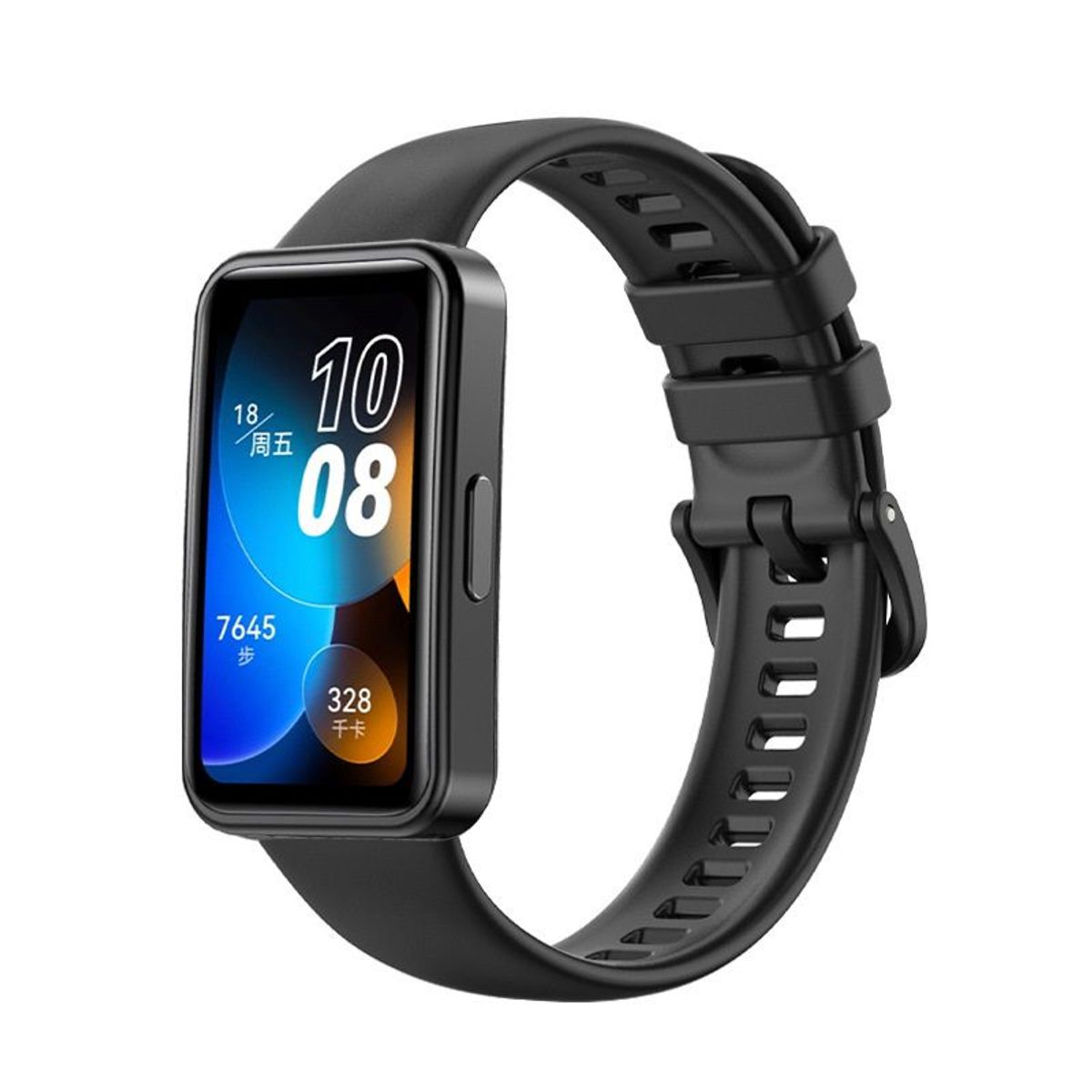 GENERICO - Correa Silicona para HUAWEI BAND 8 - Negro