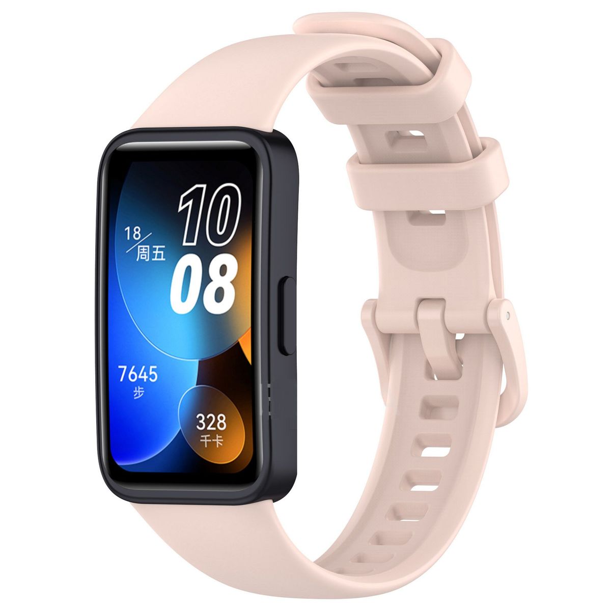 GENERICO - Correa Silicona para HUAWEI BAND 8 - Rosa