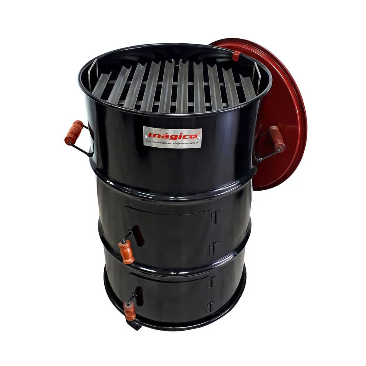 MAGICO - Cilindro Parrillero Tapa Roja Mediano