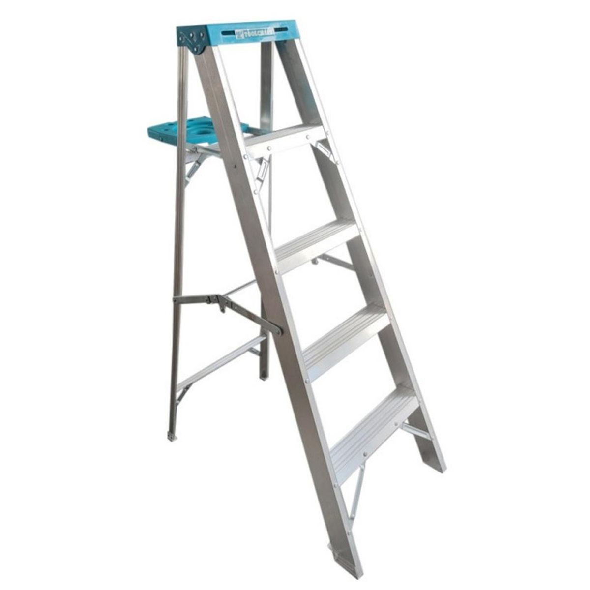 TOOLCRAFT - Escalera Tijera de Aluminio Tipo III 4 Escalones Toolcraft TC5616