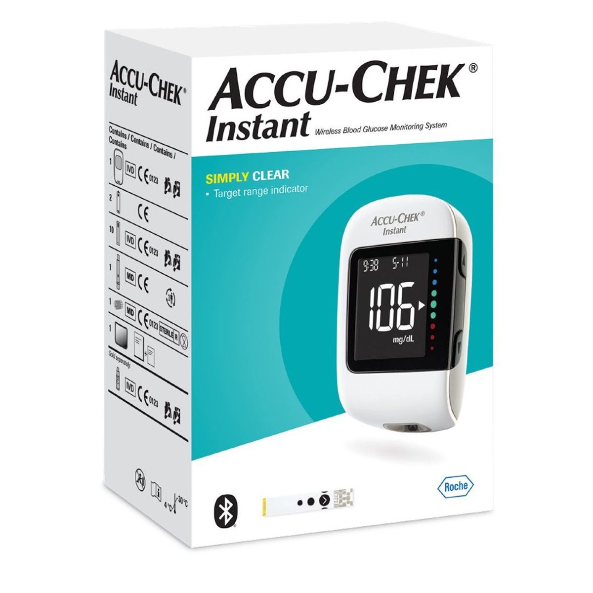 ACCU CHEK - DUO ACCU CHEK INSTANT: GLUCOMETRO Y 60 TIRAS REACTIVAS