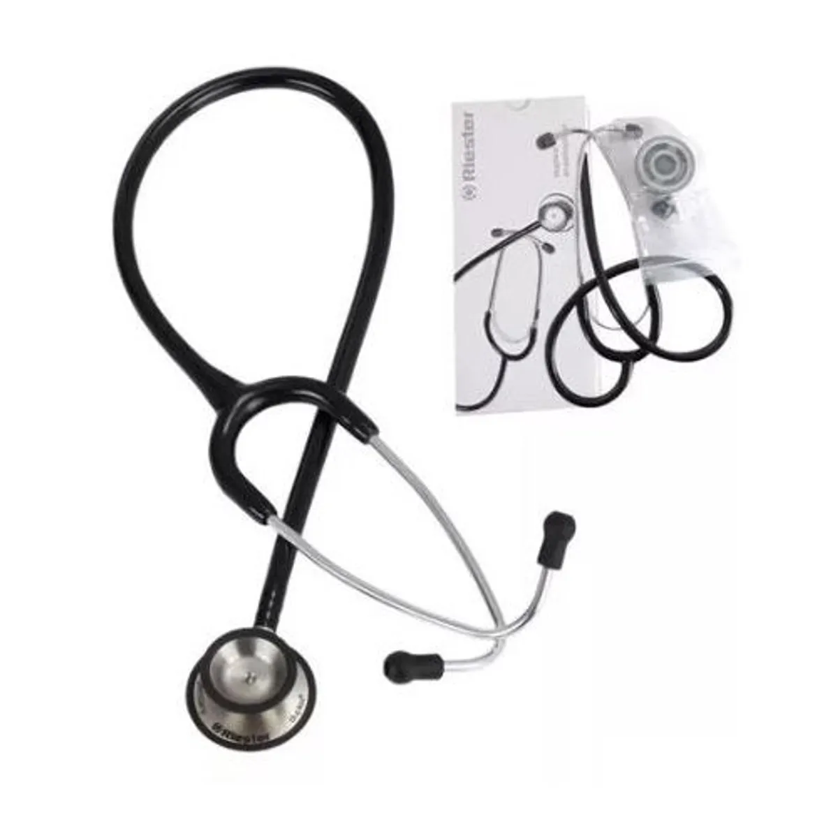 RIESTER - ESTETOSCOPIO RIESTER ANESTOPHON - NEGRO DE ALUMINIO Y ACERO