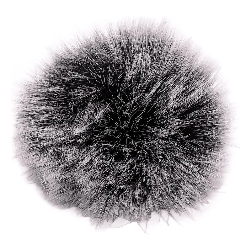 GENERICO - Filtro Peluche Antiviento para Micrófono Solapero Lavalier